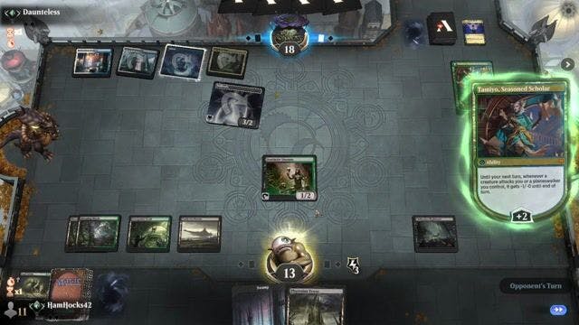 Watch MTG Arena Video Replay - Golgari Midrange by HamHocks42 VS 5 Color Omnath by Daunteless - Timeless Traditional Ranked