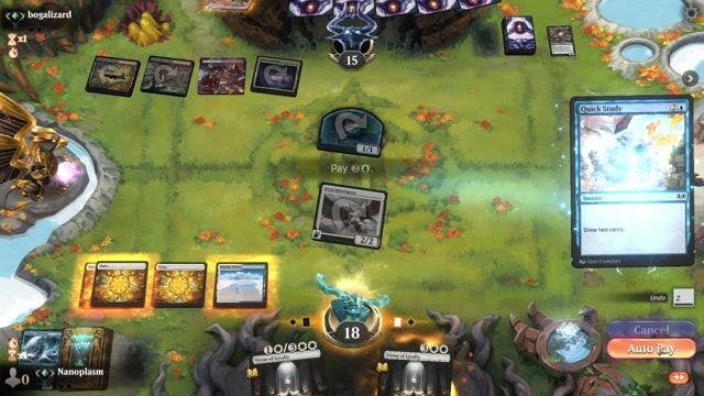 Watch MTG Arena Video Replay - Azorius Flash by Nanoplasm VS Rakdos Lizards by bogalizard - Standard Traditional Ranked