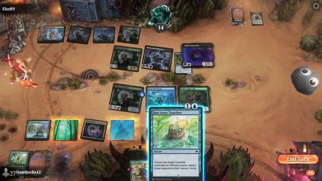 Watch MTG Arena Video Replay - Simic Frogs by HamHocks42 VS Golgari Poison by Else89 - Standard Challenge Match