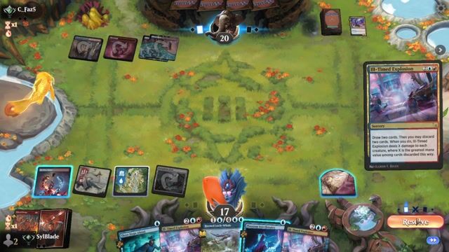 Watch MTG Arena Video Replay - Rogue by SylBlade VS Rogue by C_Faz5 - Standard Traditional Ranked