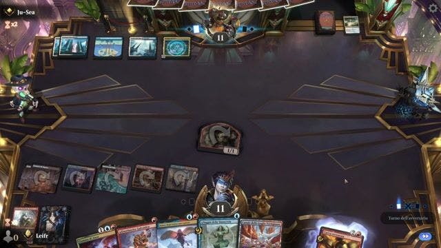 Watch MTG Arena Video Replay - Izzet Wizards by Leifr VS Azorius Aggro by Ju-Sea - Historic Ranked