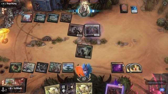 Watch MTG Arena Video Replay - Jund Reanimator by SylBlade VS Izzet Artifacts by BagelKing - Alchemy Traditional Ranked