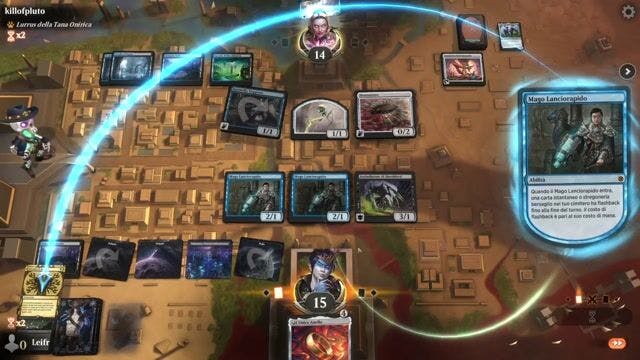 Watch MTG Arena Video Replay - Rogue by Leifr VS Dimir Mill by killofpluto - Historic Play