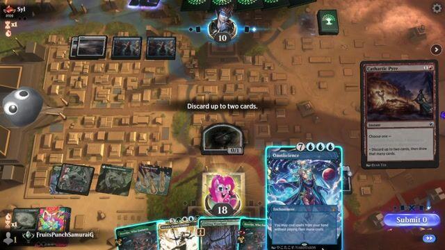 Watch MTG Arena Video Replay - Woodland Combo by FruitsPunchSamuraiG VS Azorius Aggro by Syl - Historic Traditional Ranked