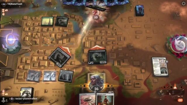 Watch MTG Arena Video Replay - Azorius Artifacts by tayjay-plainswalker VS Jund Midrange by YKManaVault - Historic Traditional Ranked