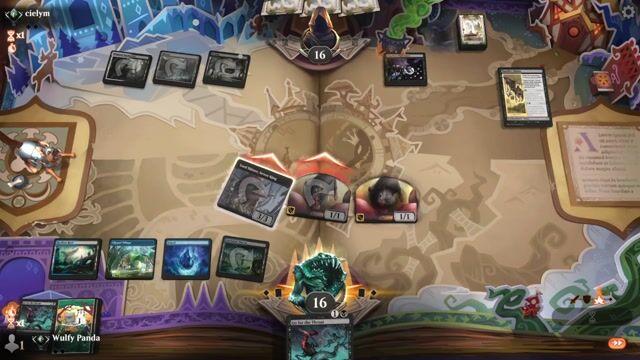 Watch MTG Arena Video Replay - Dimir Rats by Wulfy Panda VS Esper Midrange by cielym - Standard Traditional Ranked