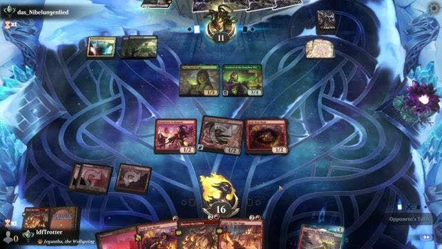 Watch MTG Arena Video Replay - Red Deck Wins by IdfTrotter VS Abzan Amalia by das_Nibelungenlied - Explorer Ranked