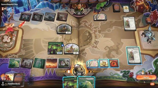 Watch MTG Arena Video Replay - Naya Tokens by HamHocks42 VS Boros Convoke by faowefnaa46156a - Standard Play