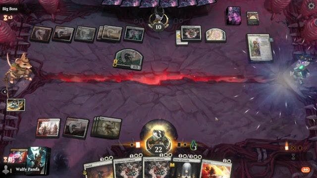 Watch MTG Arena Video Replay - Boros Control by Wulfy Panda VS Rogue by Big Boss - Standard Event