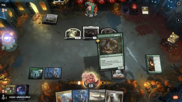 Watch MTG Arena Video Replay -  by tayjay-plainswalker VS Mono White Soldiers by TSK - Historic Play