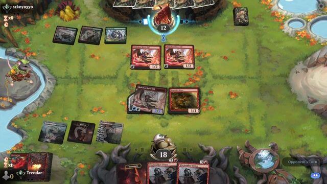 Watch MTG Arena Video Replay - Gruul Prowess by Trendar VS Rogue by szknyugyo - Standard Traditional Ranked