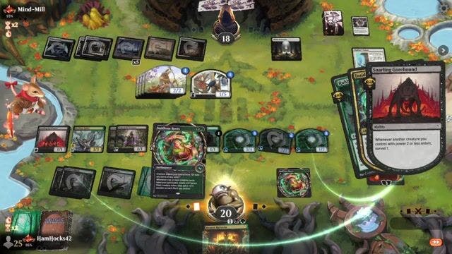 Watch MTG Arena Video Replay - Golgari Roots by HamHocks42 VS Rogue by Mind-Mill - Standard Traditional Ranked