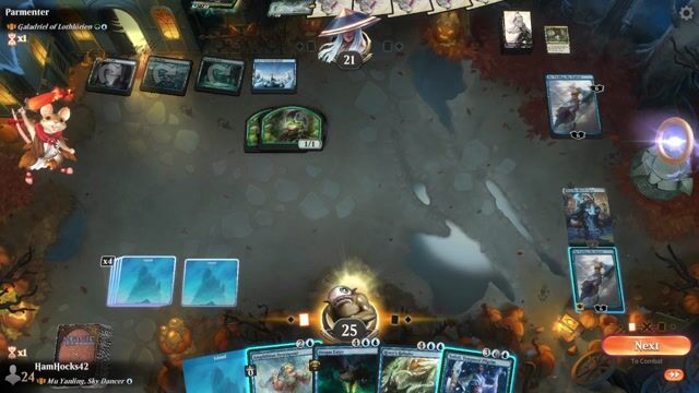 Watch MTG Arena Video Replay - Mu Yanling, Sky Dancer by HamHocks42 VS Galadriel of Lothlórien by Parmenter - Historic Brawl