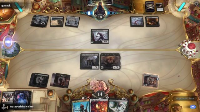 Watch MTG Arena Video Replay - Rakdos Midrange by tayjay-plainswalker VS Orzhov Vampires by gotrack - Historic Play