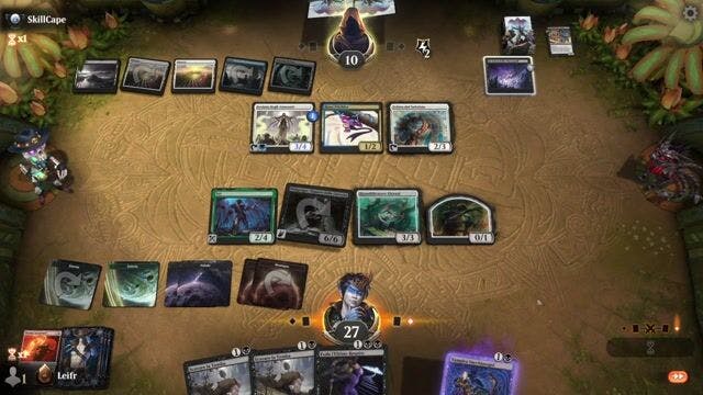Watch MTG Arena Video Replay - BGR by Leifr VS BUW by SkillCape - Premier Draft Ranked