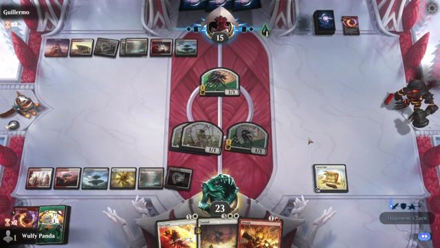 Watch MTG Arena Video Replay - Boros Control by Wulfy Panda VS Rogue by Guillermo - Standard Event