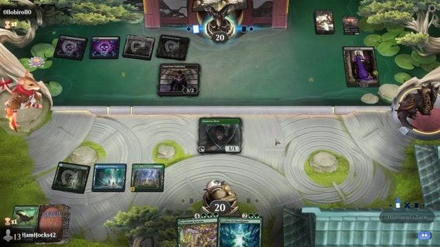 Watch MTG Arena Video Replay -  by HamHocks42 VS Mono Black Discard by 0llobiroll0 - Historic Play