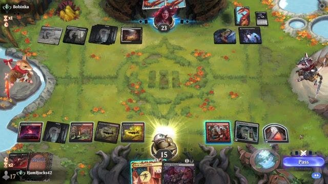 Watch MTG Arena Video Replay - Rakdos Reanimator by HamHocks42 VS Orzhov Midrange by Bobinka - Standard Traditional Ranked