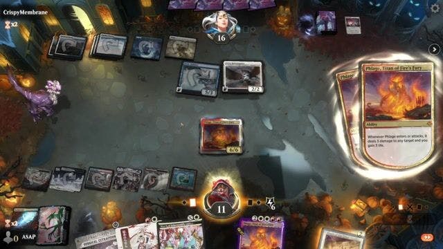 Watch MTG Arena Video Replay - Jeskai Control by A$AP  VS  by CrispyMembrane - Historic Event