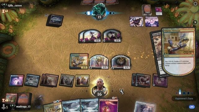 Watch MTG Arena Video Replay - Izzet Energy by madruga_13 VS Mono Black Devotion by Gilly_tattoo - Historic Ranked