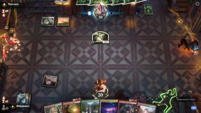 Watch MTG Arena Video Replay - Gruul Surprise by BSHammer VS Selesnya Rabbits by Thressen - Standard Traditional Ranked