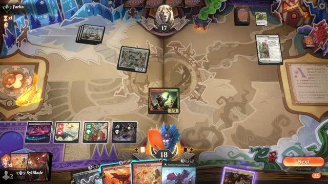 Watch MTG Arena Video Replay - Jund Reanimator by SylBlade VS Selesnya Tokens by Farka - Alchemy Traditional Ranked