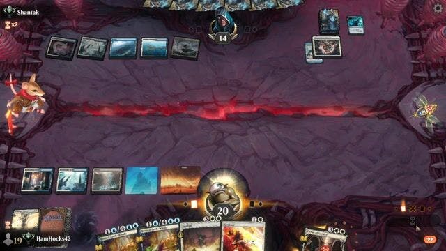 Watch MTG Arena Video Replay - Azorius Control by HamHocks42 VS Azorius Artifacts by Shantak - Standard Ranked