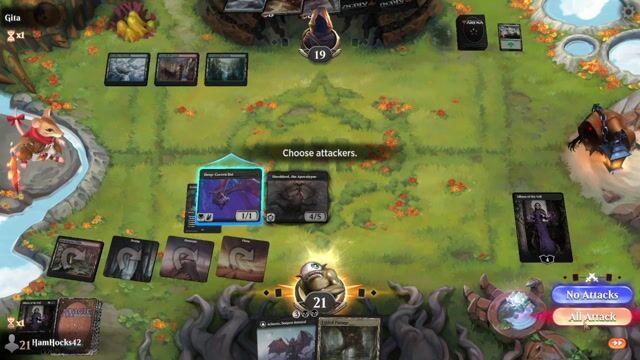 Watch MTG Arena Video Replay - Mardu Midrange by HamHocks42 VS Temur Artifacts by Gita - Standard Play