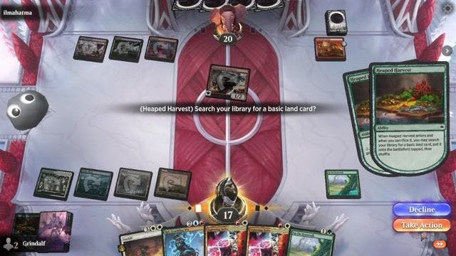 Watch MTG Arena Video Replay - 5 Color Control by Grindalf VS Rakdos Aggro by ilmahatma - Standard Challenge Match