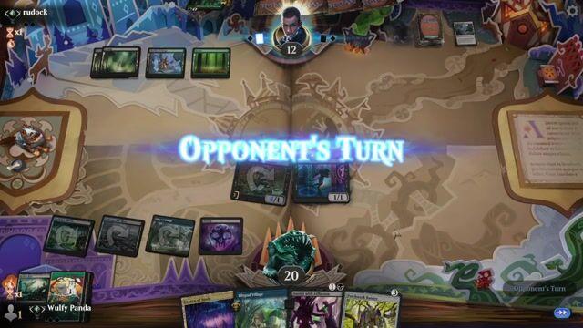 Watch MTG Arena Video Replay - Dimir Rats by Wulfy Panda VS Golgari Poison by rudock - Standard Traditional Ranked