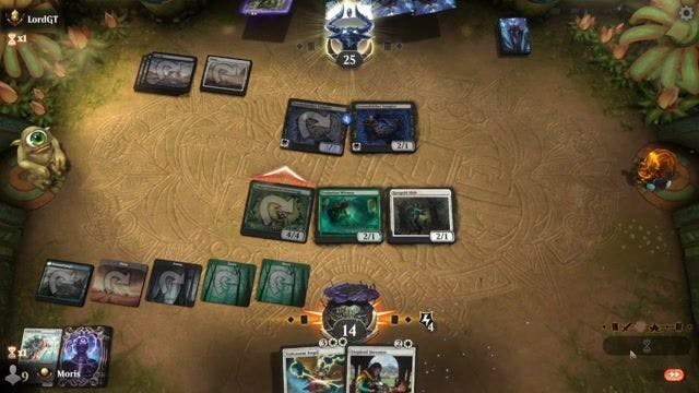 Watch MTG Arena Video Replay - BGUW by Moris VS BW by LordGT - Premier Draft Ranked