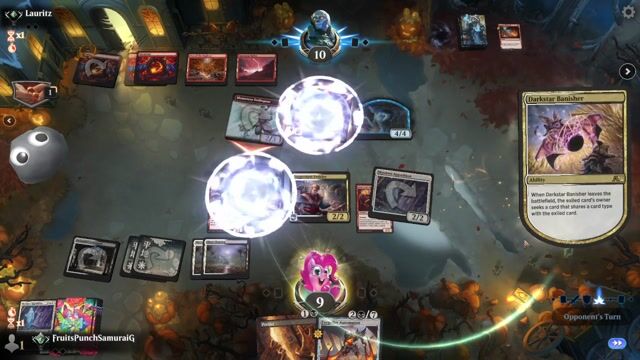 Watch MTG Arena Video Replay - Orzhov Scam by FruitsPunchSamuraiG VS Mono Red Dragons by Lauritz - Historic Traditional Ranked