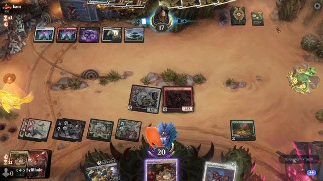 Watch MTG Arena Video Replay - Jund Reanimator by SylBlade VS Mardu Midrange by kaos - Alchemy Traditional Ranked