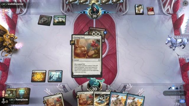 Watch MTG Arena Video Replay - Azorius Flash by Nanoplasm VS Jund Aggro by wodnikszuwar - Standard Traditional Ranked