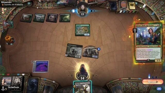 Watch MTG Arena Video Replay - Rogue by SryImToxic VS Jund Midrange by lifepuzzler - Timeless Tournament Match