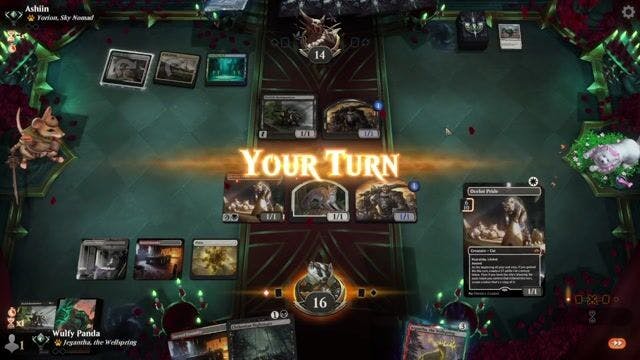 Watch MTG Arena Video Replay - Mardu Aggro by Wulfy Panda VS 5 Color Omnath by Ashiin - Timeless Traditional Ranked