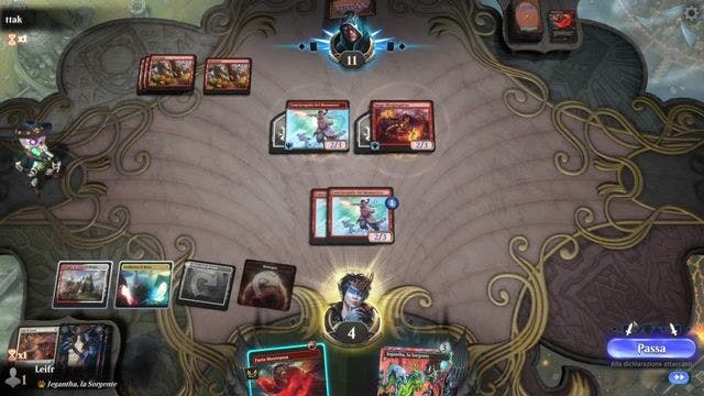 Watch MTG Arena Video Replay - Rogue by Leifr VS Red Deck Wins by ttak - Explorer Play