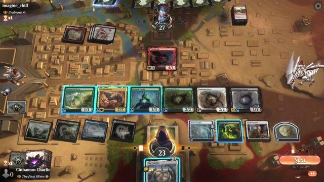 Watch MTG Arena Video Replay - The First Sliver by Cinnamon Charlie VS Urabrask by imagine_chill - Historic Brawl