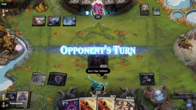 Watch MTG Arena Video Replay - Orzhov Midrange by Nanoplasm VS Gruul Dinos by Onji - Traditional Standard Event