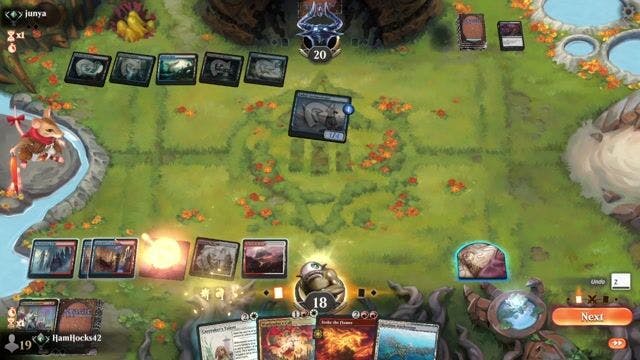 Watch MTG Arena Video Replay - Jeskai Prowess by HamHocks42 VS 4 Color Reanimator by junya - Standard Traditional Ranked