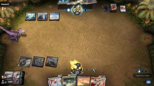 Watch MTG Arena Video Replay - Jeskai Control by A$AP  VS Azorius Artifacts by Darius13 - Historic Event