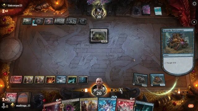 Watch MTG Arena Video Replay - Rogue by madruga_13 VS Mono Green by Unicorpse23 - Historic Ranked