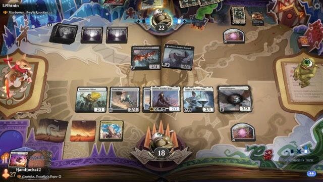 Watch MTG Arena Video Replay - Danitha, Benalia's Hope by HamHocks42 VS Tinybones, the Pickpocket by Li9htnin - Standard Brawl Challenge Match