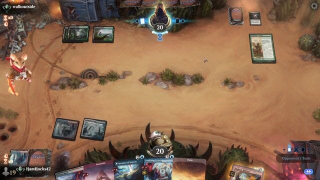 Watch MTG Arena Video Replay - Jeskai Prowess by HamHocks42 VS Golgari Poison by walkoutside - Standard Traditional Ranked