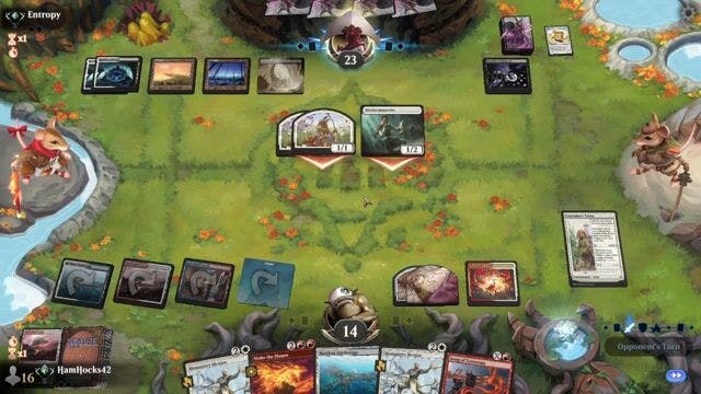 Watch MTG Arena Video Replay - Jeskai Prowess by HamHocks42 VS Rogue by Entropy  - Standard Traditional Ranked