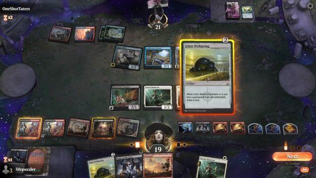 Watch MTG Arena Video Replay - Rogue by lifepuzzler VS Izzet Spells by OneShotTaters - MWM Historic Pauper