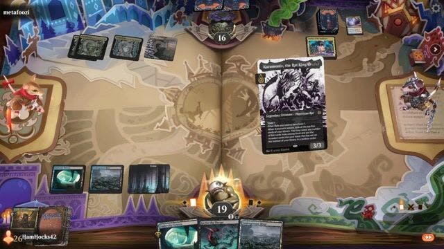 Watch MTG Arena Video Replay - Dimir Rats by HamHocks42 VS Domain Ramp by metafoozi - Standard Challenge Match