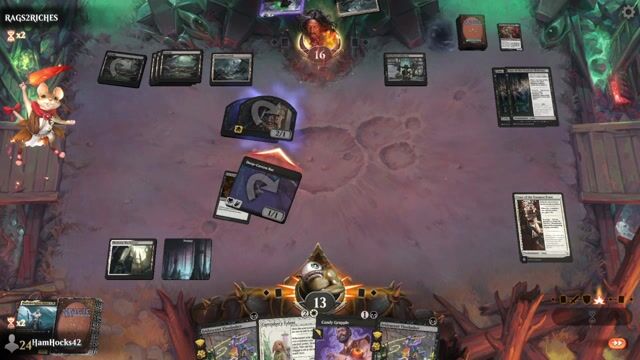 Watch MTG Arena Video Replay -  by HamHocks42 VS Mono Black Skeletons by RAGS2RICHES - Standard Play