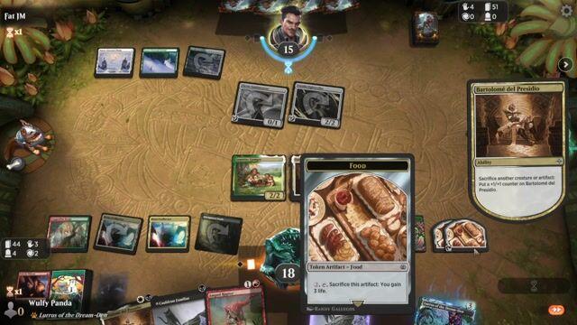 Watch MTG Arena Video Replay - 4 Color Samwise by Wulfy Panda VS Rogue by Fat JM - Historic Play