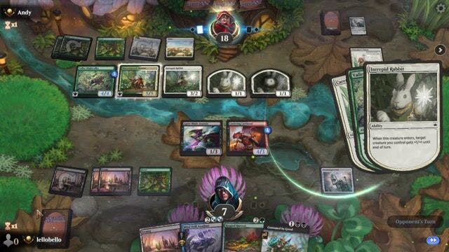 Watch MTG Arena Video Replay - BG by lellobello VS GUW by Andy - Premier Draft Ranked